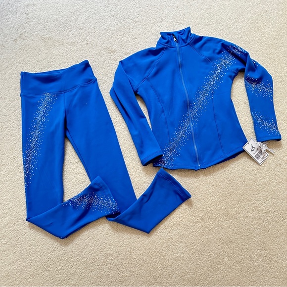 New ice skating jacket and pants set XS 8~10T (120~130cm) - Picture 1 of 10
